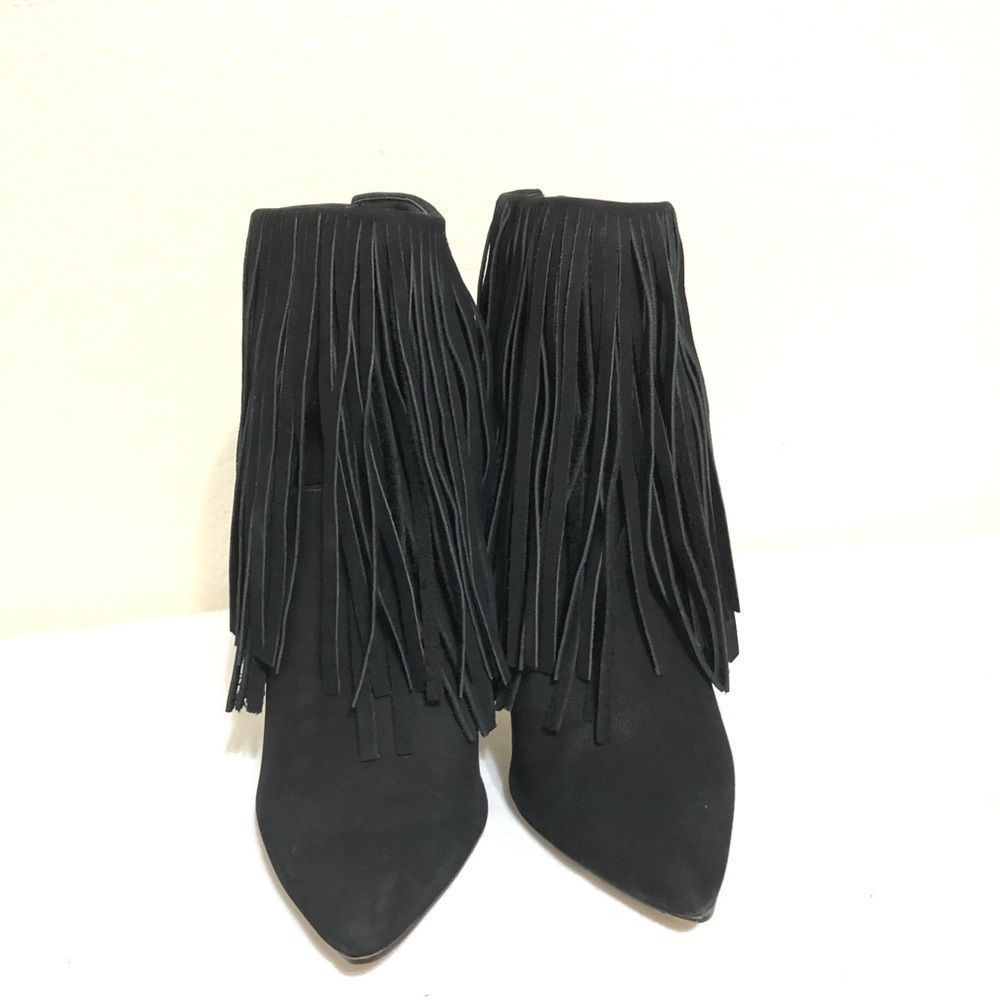 Fringe black boots - Picture 2 of 7
